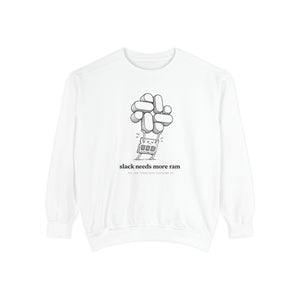 Slack Needs More Ram Crewneck view 1